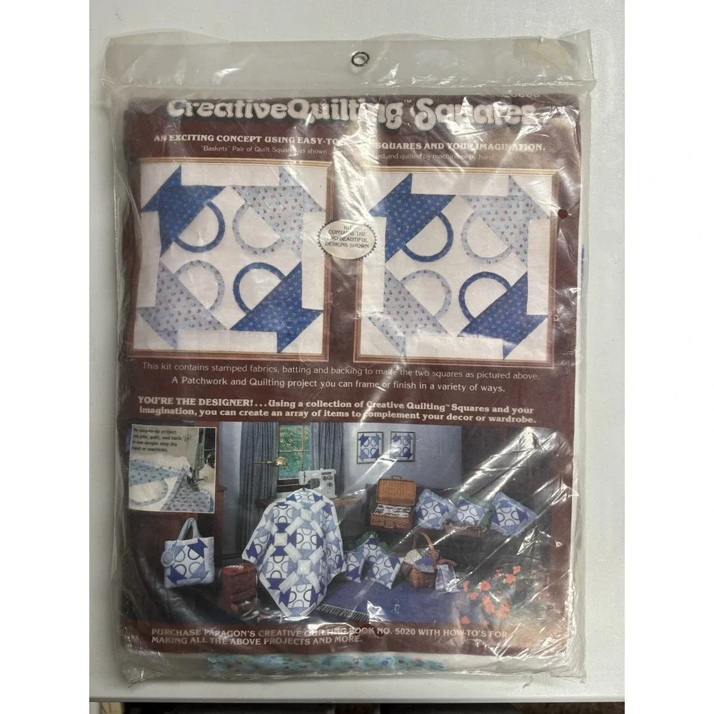 PARAGON Creative Quilting Squares No. 0888‎ Vintage Applique Quilt Kit NEW